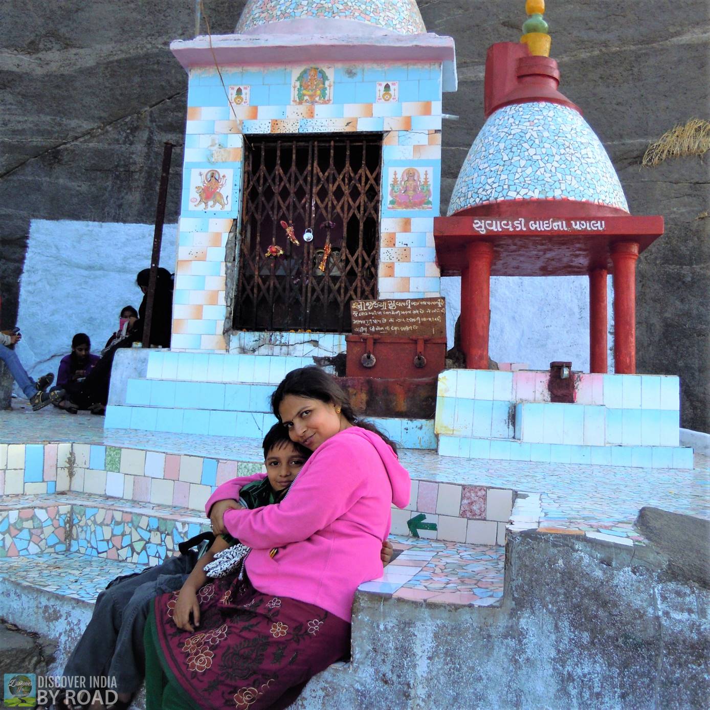 taking halt on the way to Girnar