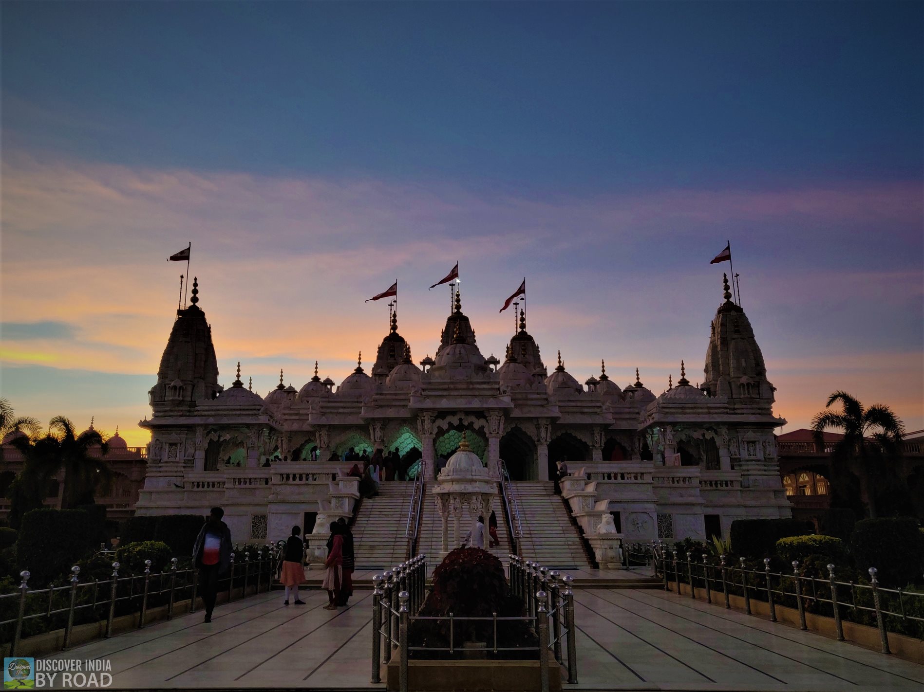 Bhuj Swaminarayan Temple Evening view