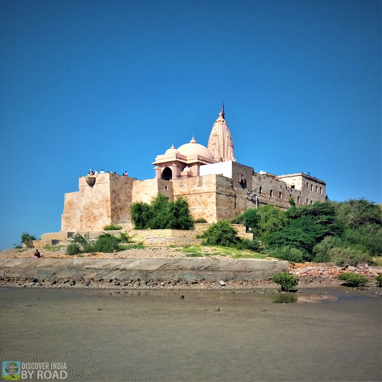 View of Koteshwar Mahadev temple from Seashore