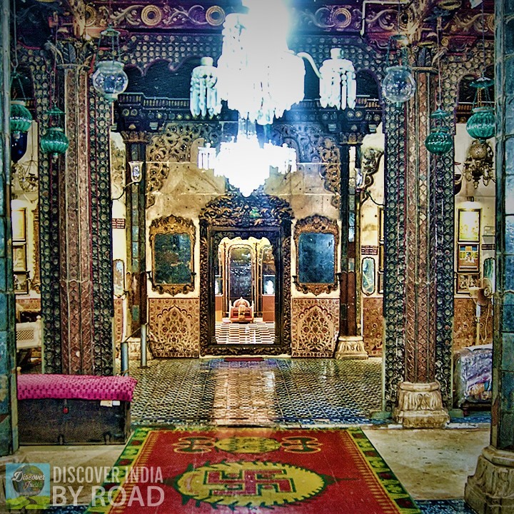 Mirror Hall of Aina Mahal bhuj