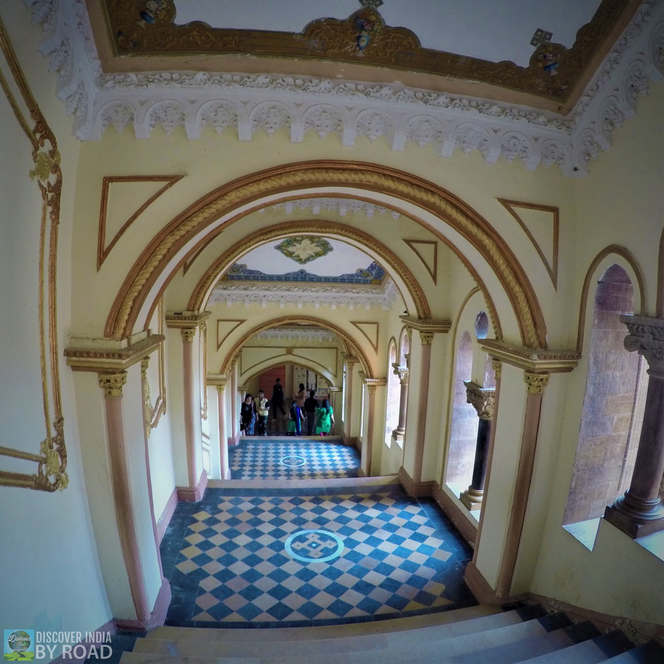 Staircase towards Prag Mahal Palace