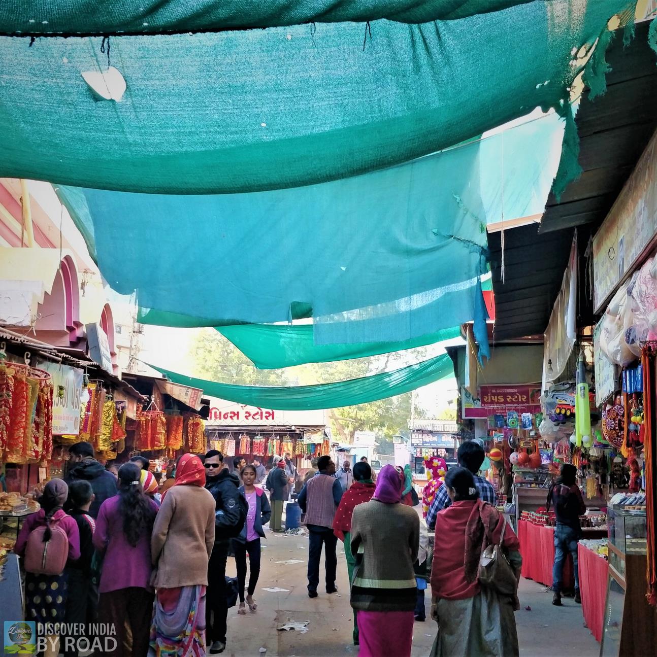 Narrow street going towards Mata na madh temple