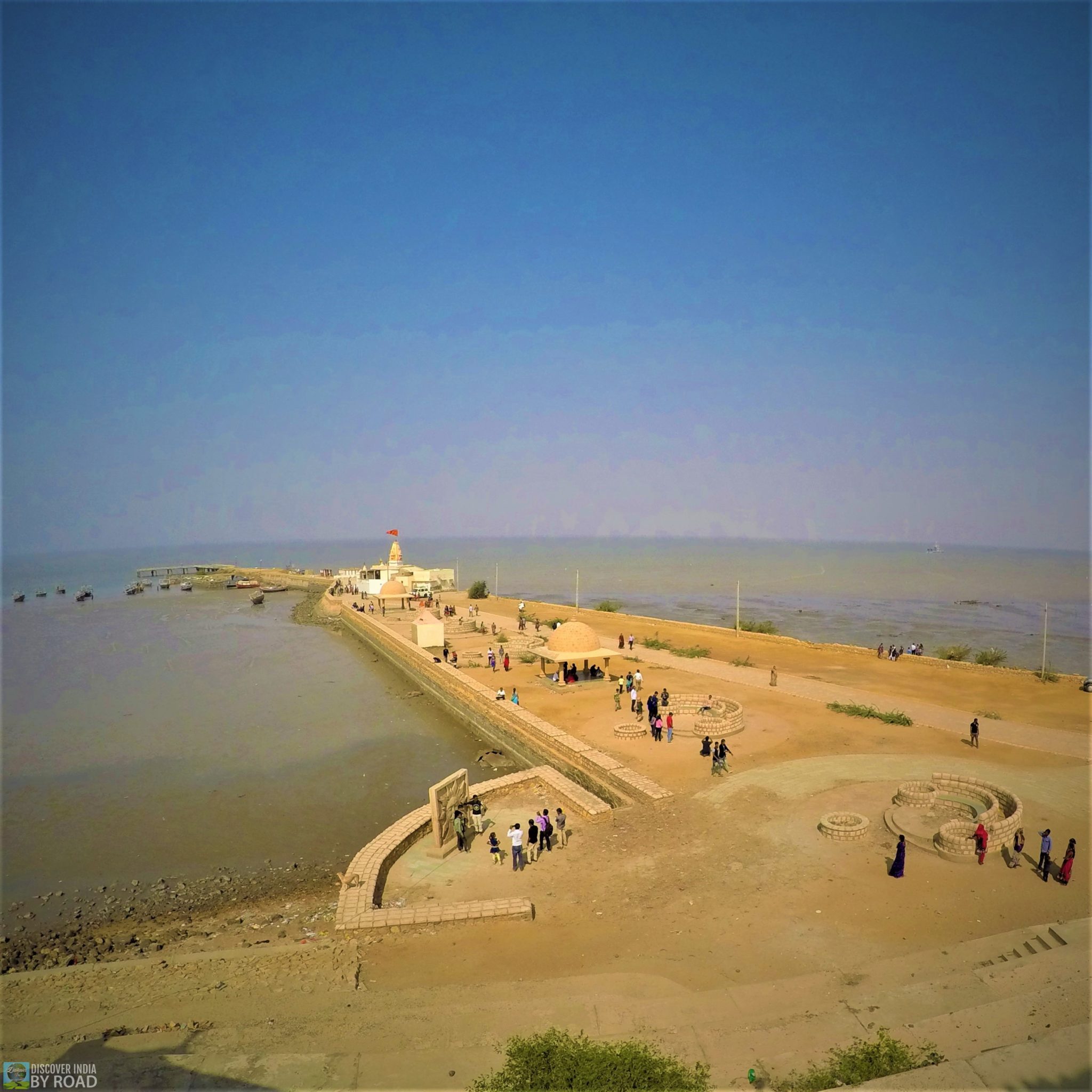 Sea view from top of Koteshwar Mahadev temple