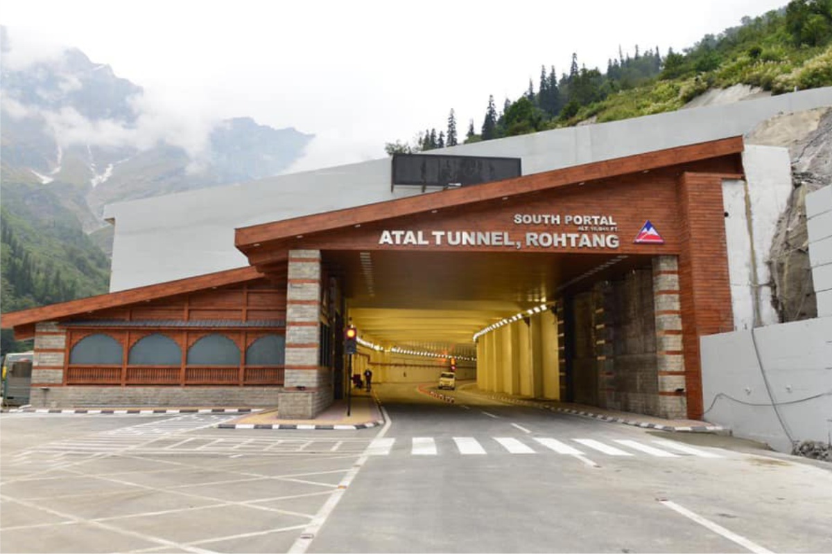 Atal Tunnel south portal
