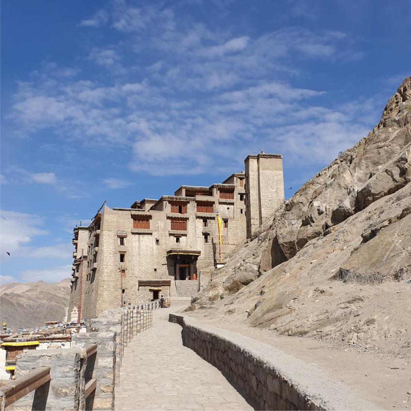 Leh Palace in Leh