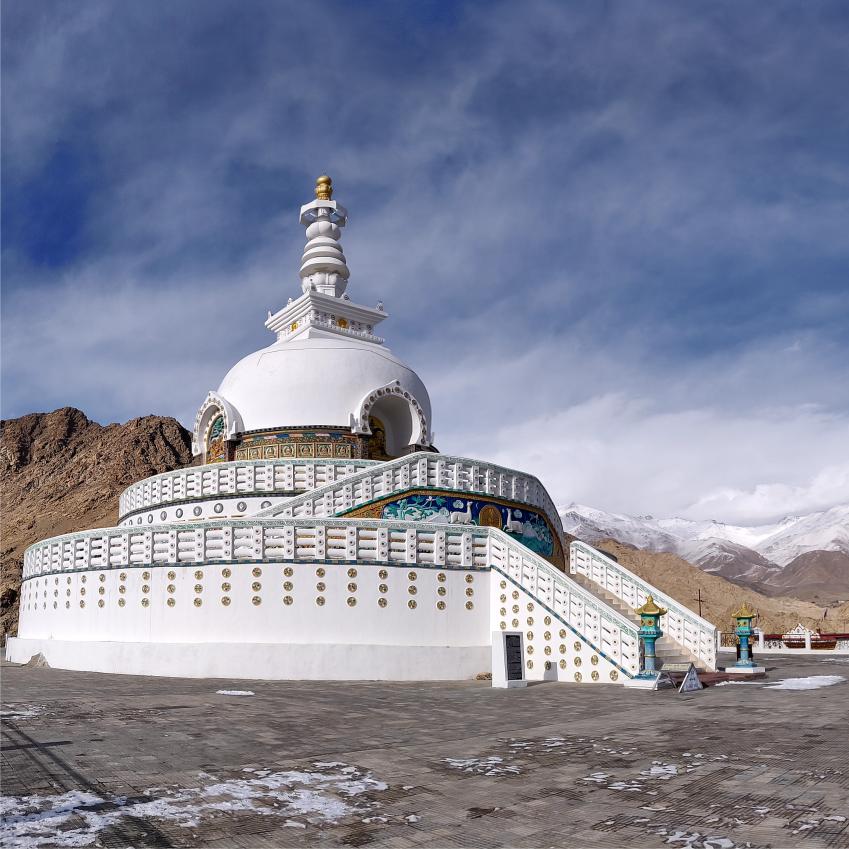 Shanti Stupa Leh Sightseeing