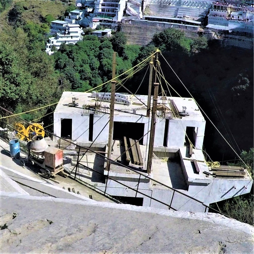 Ropeway Under Construction