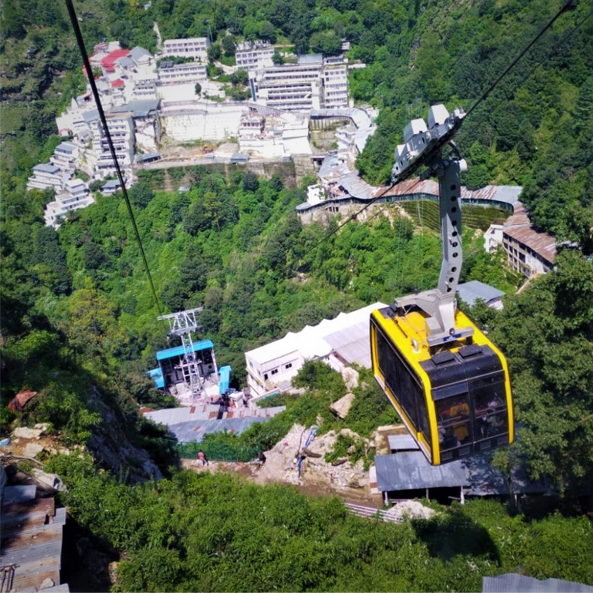 View of Bhavan from Ropeway