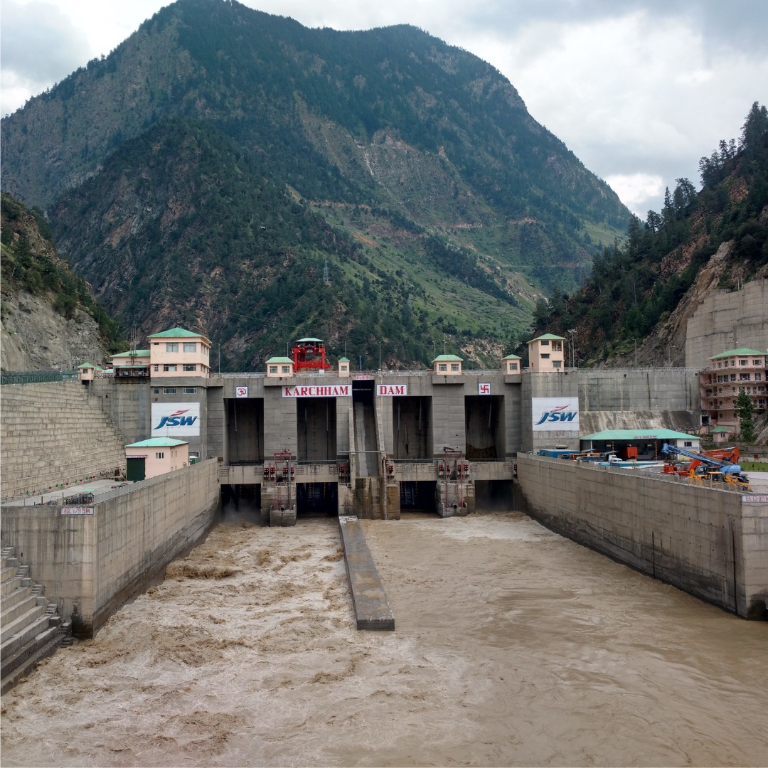 Karcham dam on Baspa river